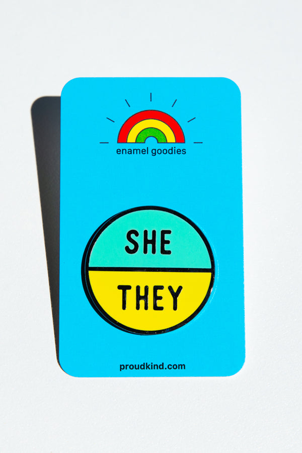 She They pronoun pin