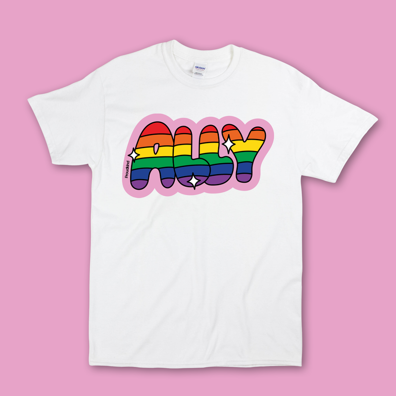 Ally rainbow t-shirt