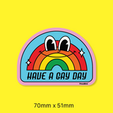 Have a gay day sticker