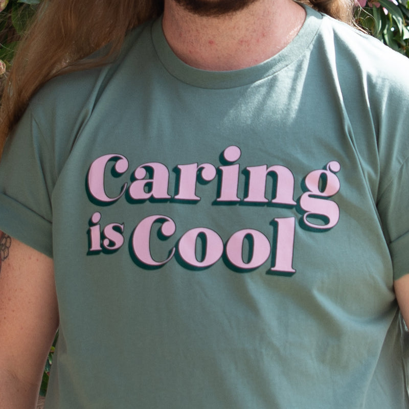 Caring is cool t-shirt