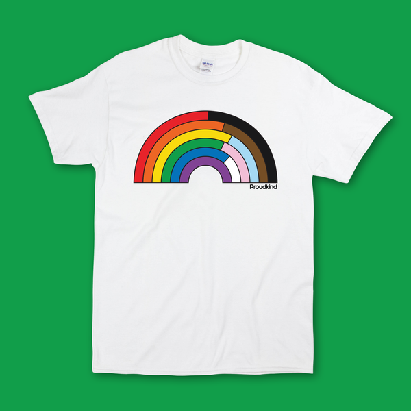 Progress pride rainbow t-shirt