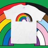 Progress pride rainbow t-shirt
