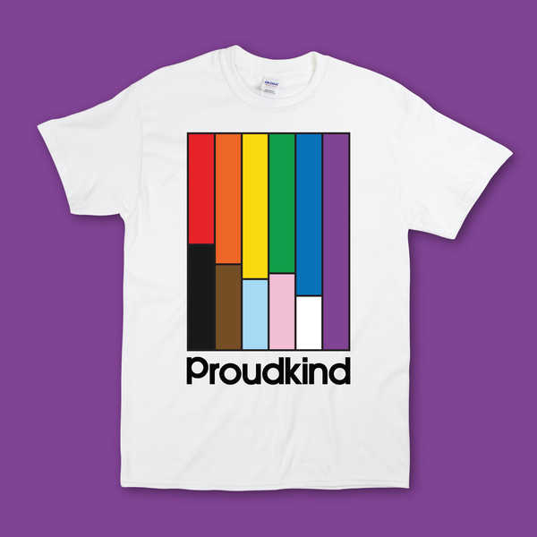 Proudkind Progress pride t-shirt