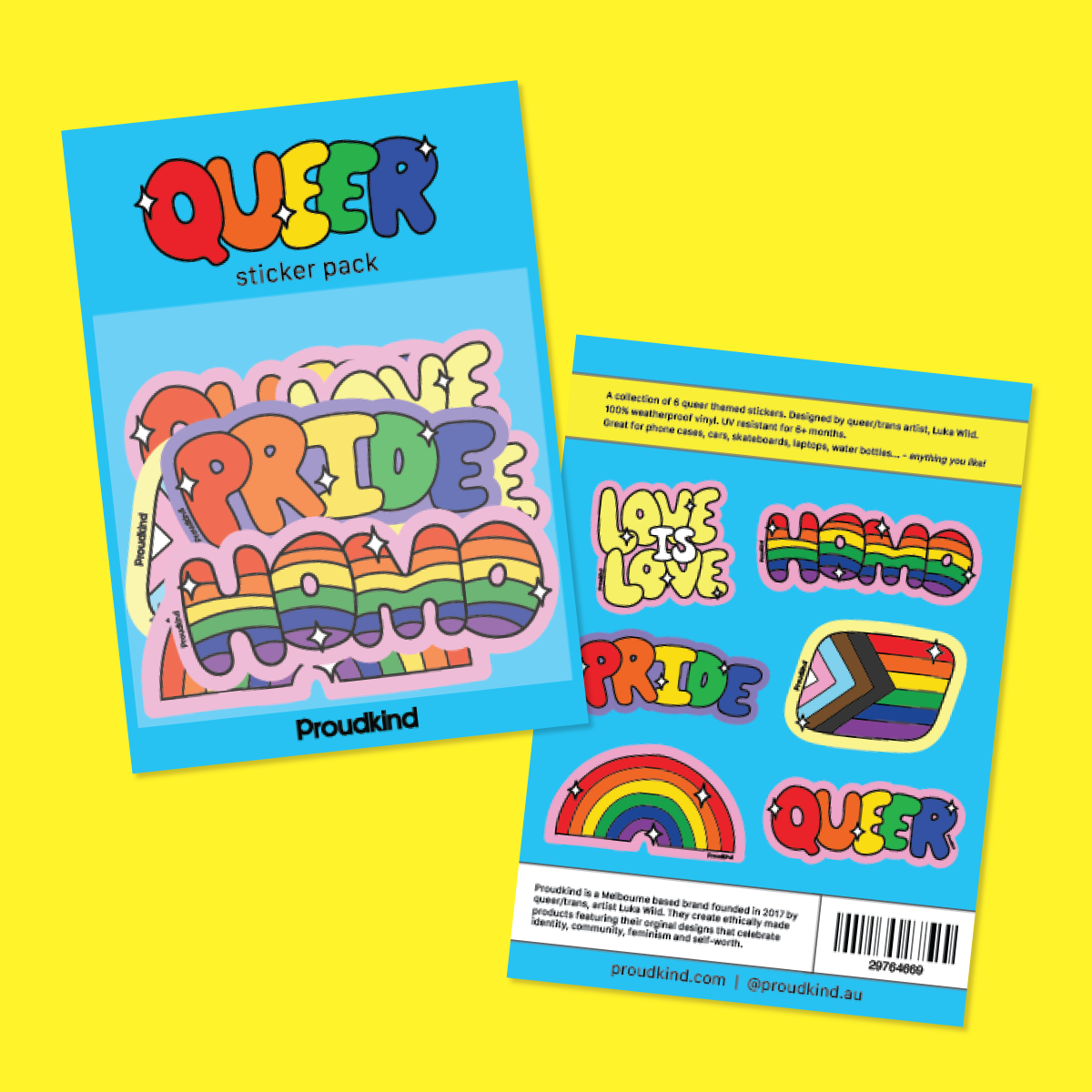 Queer Sticker Pack – Proudkind