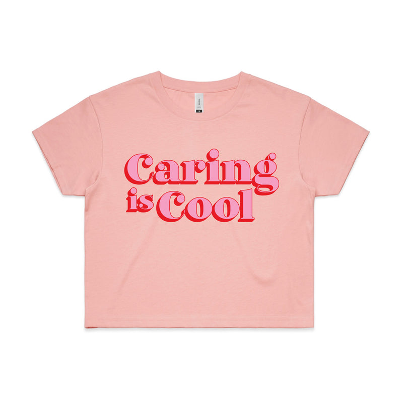 Caring is cool crop top