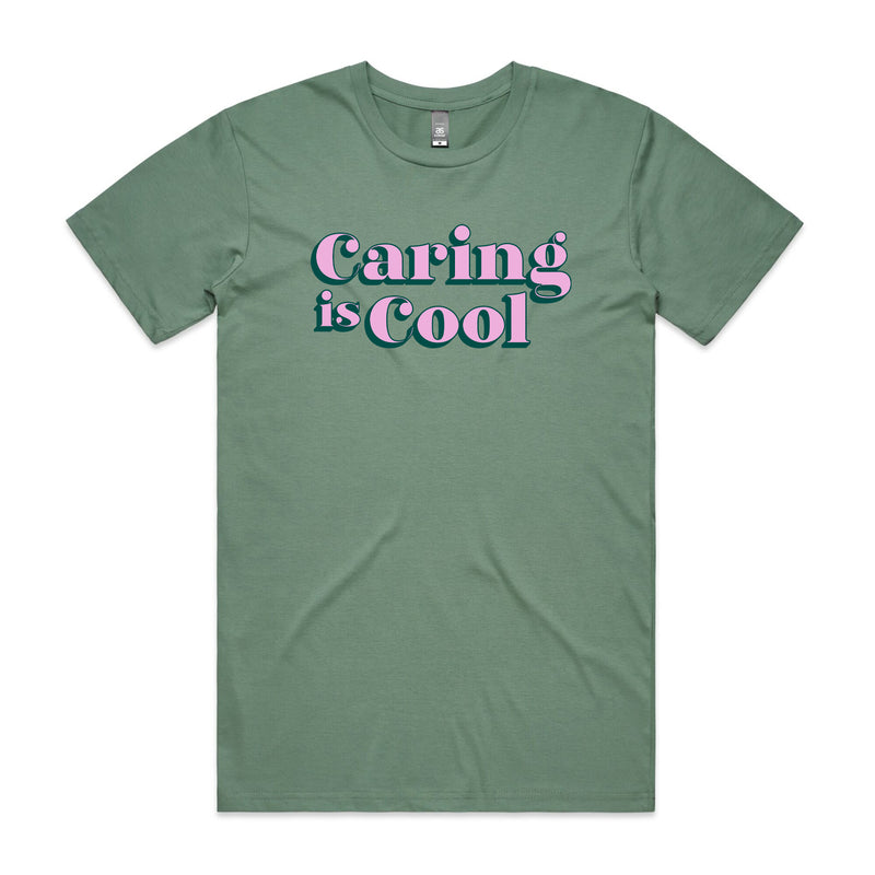 Caring is cool t-shirt